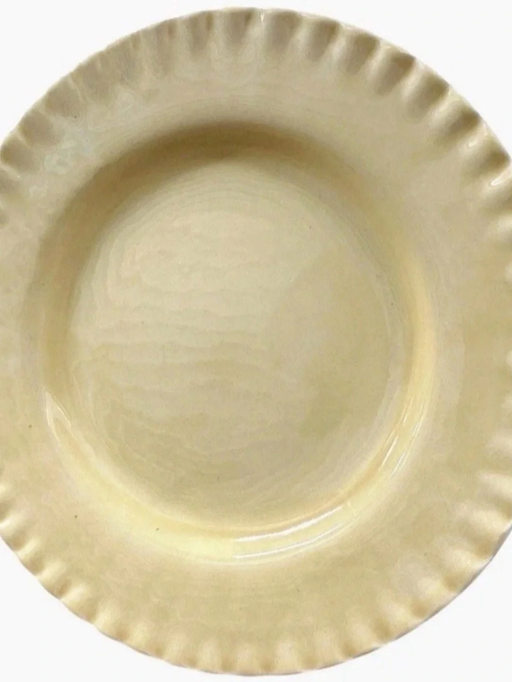 Pottery Barn Pie Crust Amber Dinner Plates 10.5” Set of 6 Discontinued
